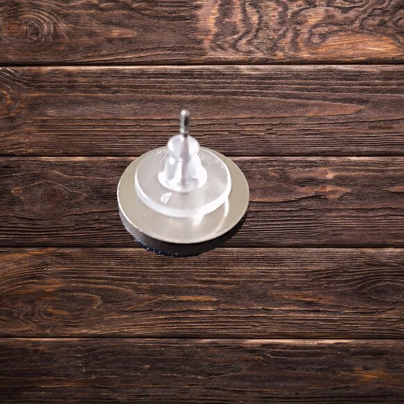 "Rozkvet" UNESCO "Modrotlač" Blueprint Stud Earrings - Artisan Crafted - Picture 3 of 3